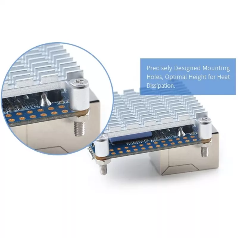 Set dissipatori ALLNET FriendlyELEC NanoPi Neo / Neo2, 20 pezzi – raffreddamento passivo per single board computer