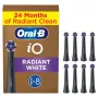Oral-B IO Series Radiant Bianco Nero Testine originali per lo sbiancamento dei denti 8