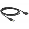 Cavo USB DeLOCK 83599 USB 3.2 Gen 1 3 m USB A Micro-USB B nero