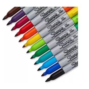 Pennarello a punta fine Sharpie 18 pezzi punta fine multicolore