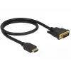 Adattatore cavo video DeLOCK 85651 0,5 m HDMI tipo A DVI nero