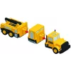 Set veicoli Popular Playthings Mix or Match Vehicles Construction nero giallo