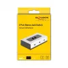 Switch audio DeLOCK 88061 nero grigio 3,5 mm ingresso uscita
