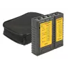 Delock tester per cavi + portfinder - set tester di rete (86407)