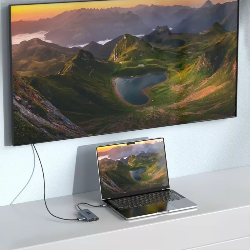 Adattatore USB-C 11-in-1 Hawk HW-HUB1101 — hub multiporta con 11 connessioni
