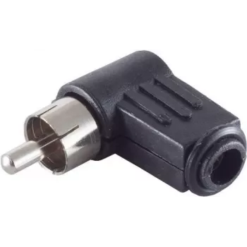 Connettore maschio RCA (Cinch) ad angolo retto ShiverPeaks 51410-S – connettore audio/video ad angolo retto