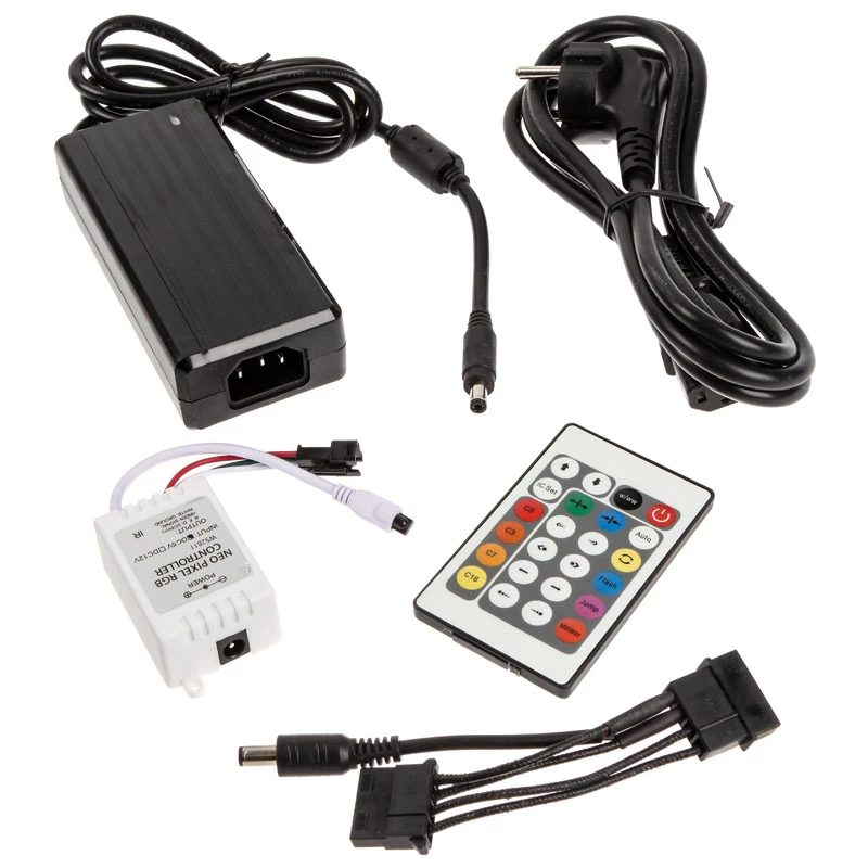 Striscia LED Lamptron FlexLight Multi LED RGB programmabili con telecomando a infrarossi, 8,5 m
