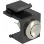 Connettore per cavo keystone DeLOCK 86402 LED nero acciaio inox