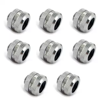 Connettore XSPC G1/4 per hardtube 14mm, cromato - 8 pezzi