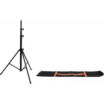 Set stativo per illuminazione EUROLITE LS-1 (acciaio) con borsa da trasporto