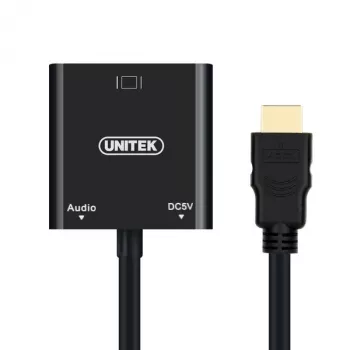 UNITEK Y-6333 schede di interfaccia/adattatore 3,5 mm, VGA