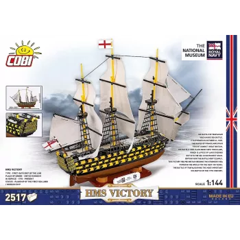 Kit da costruzione Cobi HMS Victory — 2.517 pezzi, modello dettagliato di veliero storico