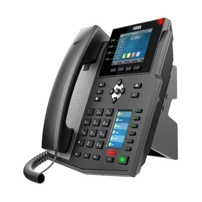 Telefono IP Fanvil X5U nero 16 linee LCD Wi-Fi cornetta cablata
