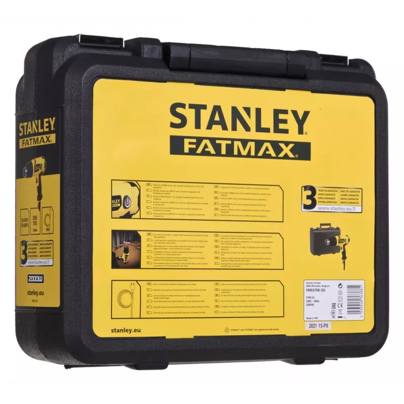 Soffiatore ad aria calda Stanley 2000W FME670K-QS