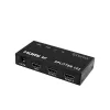 Splitter video HDMI SAVIO CL-42 — 2 uscite HDMI, 1920x1080, colore 36 bit, case in metallo, 5V/1A