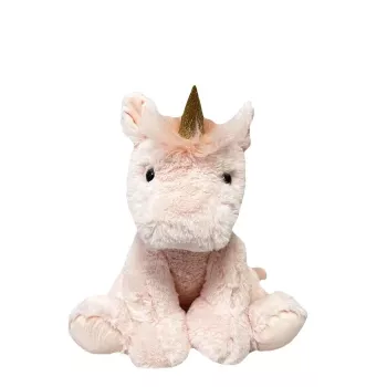 Peluche TULILO mascotte Lily unicorno 30 cm — peluche morbido, design seduto