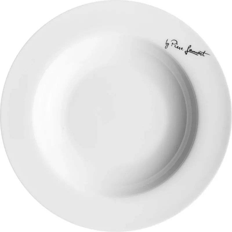 Set di piatti da tavola Lamart LT9001 6 pezzi porcellana bianco 3 persone
