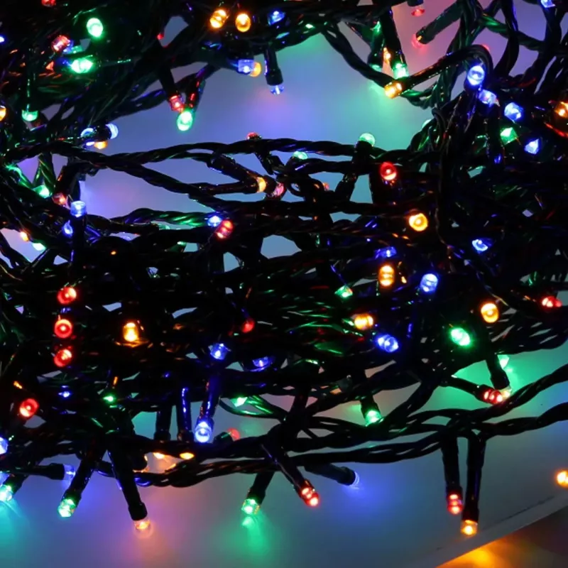 Catena luminosa LED Extralink 500 LED multicolore, 25 m, interno/esterno, modello EX.73318