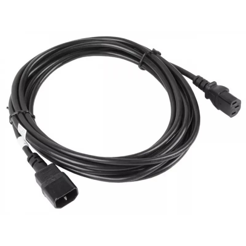 Cavo di alimentazione Lanberg C13-C14 VDE, 5 m distributore di corrente (ca-c13e-11cc-0050-bk)
