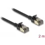 Cavo di rete DeLOCK RJ45 Cat.8.1 2 m nero