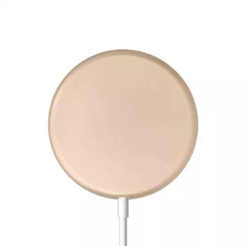 Caricabatterie a induzione in alluminio oro
