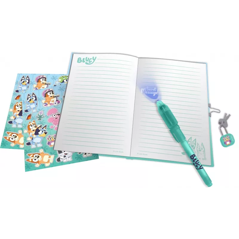 Diario con penna magica Bluey