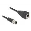 Cavo adattatore DeLOCK M12 codifica D 4 poli maschio a RJ45 femmina 50 cm