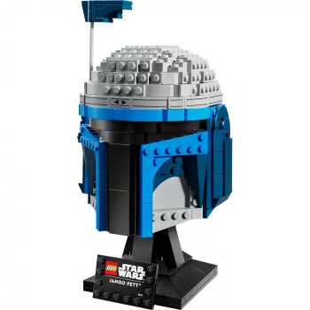LEGO Star Wars accessorio elmo da collezione Jango Fett 75408 — 616 pezzi, 210×120×110 mm modello da esposizione