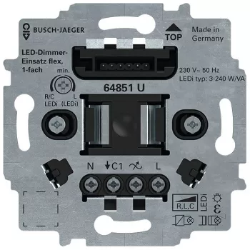 Busch-Jaeger LED inserto dimmer a sfioramento flex 64851 U (2CKA006500A0012)