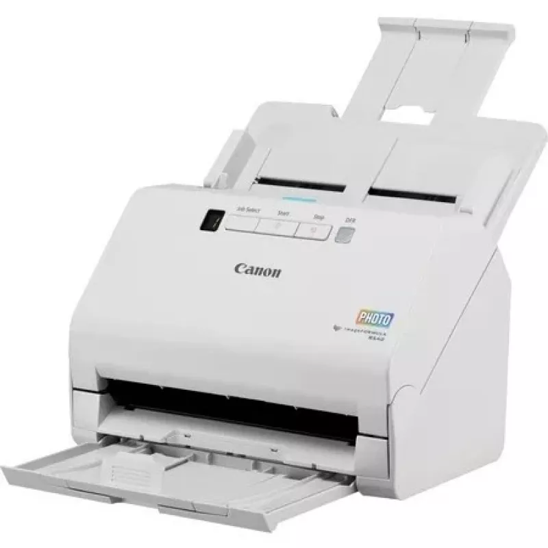 Canon imageFORMULA RS40 Scanner per foto e documenti, 600 x 600 DPI, 40 ppm, 30 ppm, scala di grigi, monocromatico, scanner ad alimentazione singola, bianco