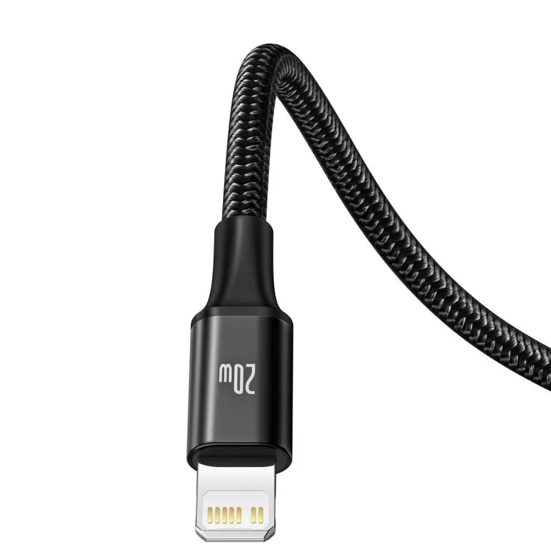 Cavo USB Baseus Rapid 3-in-1 1,5 m USB A USB C/Micro USB A/Lightning nero