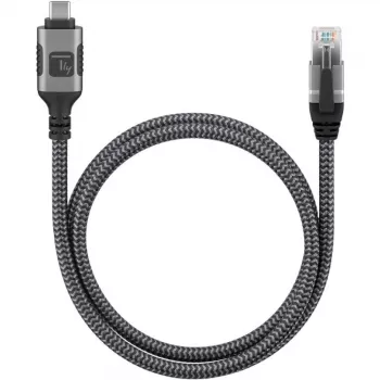 Cavo di rete Techly ICOC U3C-RJ45-010 argento, nero 1 m Cat6 F/UTP (FTP)