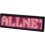 ALLNET targhetta portanome elettronica programmabile seriale - colore rosso (ALLNTAGRv2)