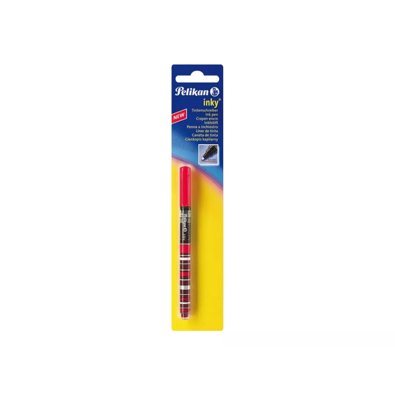 Penna a fibra Pelikan Inky 273 916197, rosso, 0,5 mm