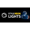 Lampada decorativa neon MANTA SNL90MT Style Neon Lights — motivo astronauta su razzo