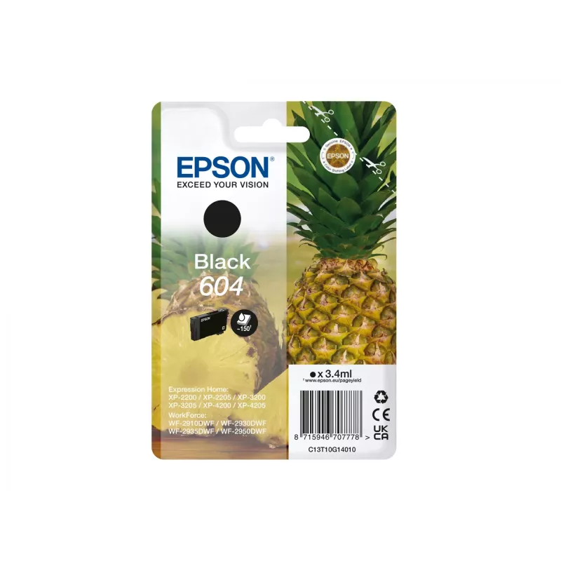 Epson 604 cartuccia d'inchiostro 1 pz. originale standard nero