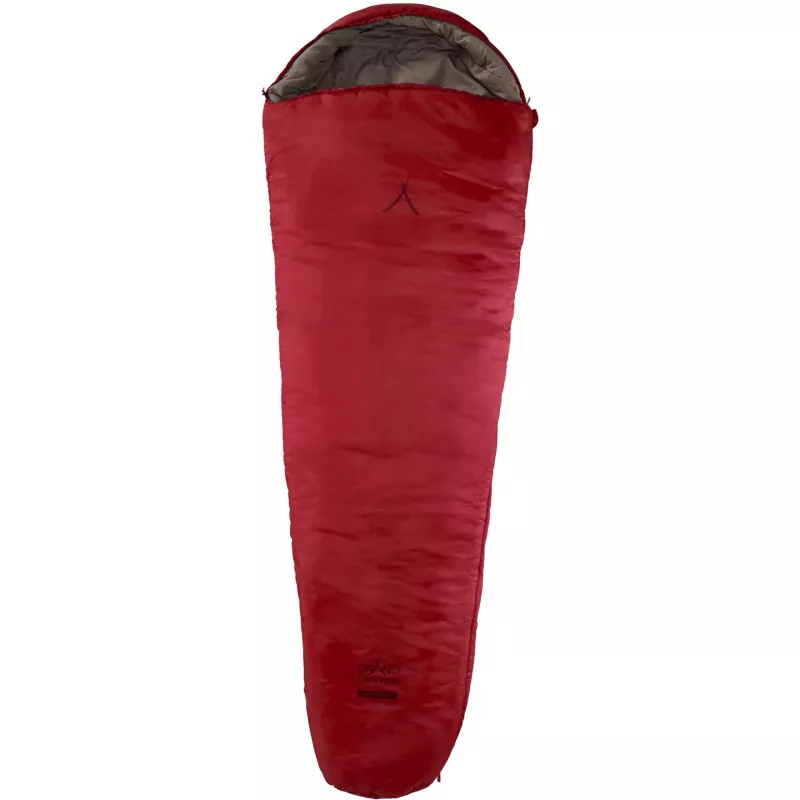 Sacco a pelo Grand Canyon KANSAS 190 rosso — modello leggero per 3 stagioni