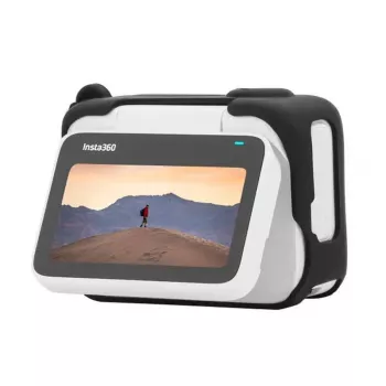 Custodia protettiva Sunnylife per Insta360 GO 3 nero con adesivi – custodia rigida da viaggio per action camera e accessori