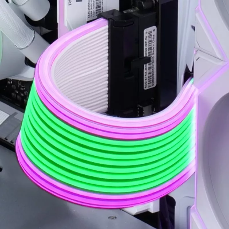 Cavo GPU Lian Li Strimer Wireless 12V 2x6-pin PW16-121W – prolunga di alimentazione PCIe RGB wireless