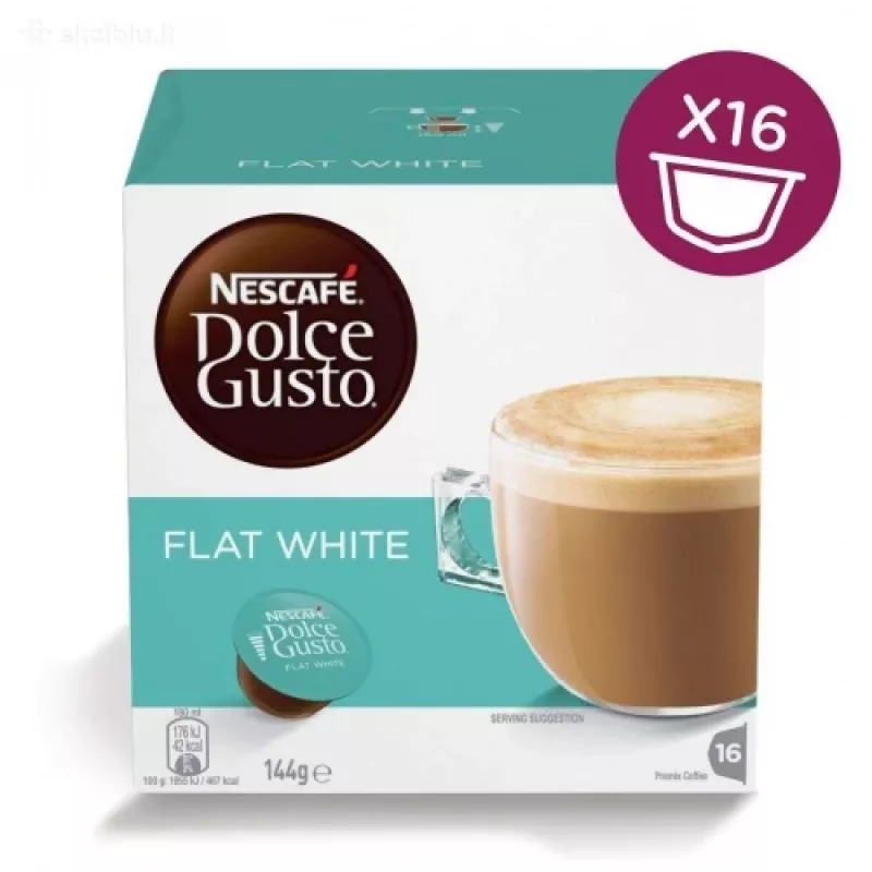 Nescafe Dolce Gusto Flat White caffè, 16 capsule