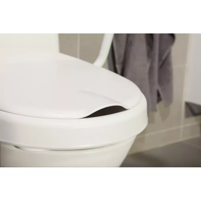 Etac Hi-Loo rialzo per WC con coperchio, 10 cm