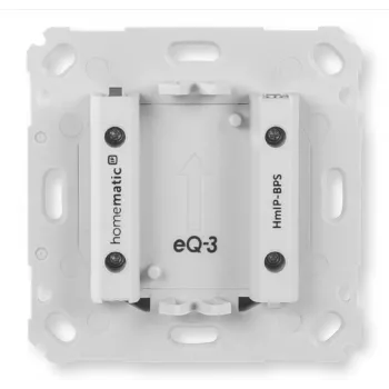 Pulsante radio da parete Homematic IP HmIP-BPS, bianco, IP20, 71×71×43 mm