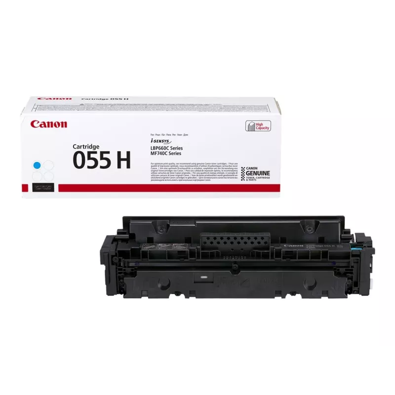 Cartuccia toner Canon 055H 1 pezzo originale ciano