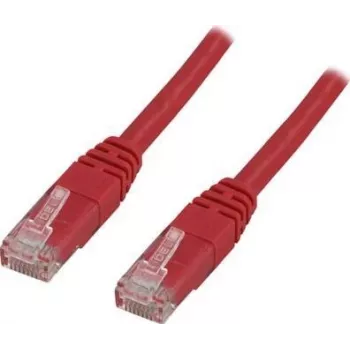Cavo di rete Deltaco UTP rosso 0,5 m RJ-45 Cat6