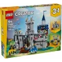 Giocattolo da costruzione LEGO Creator 3-in-1 castello medievale dei cavalieri set 31168 — 1371 pezzi, 6 minifigure, dai 9 anni