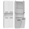 Topeshop NEL 2K DK bianco armadietto contenitore bagno bianco