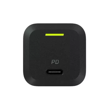 Caricabatterie per dispositivi mobili Green Cell CHARGC06, USB-C 33W, Quick Charge 3.0, ingresso AC 100–240V, nero