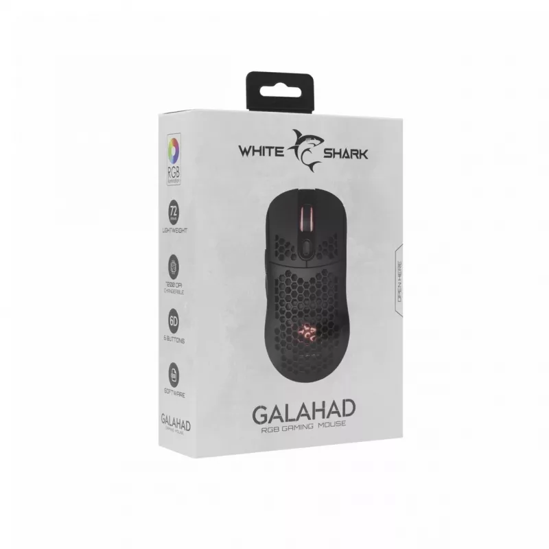 Mouse gaming White Shark GM-5007 GALAHAD-B nero