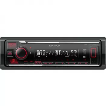 Elettronica KMM-BT408DAB, nero, 1 DIN, 88 W, 4.0 canali, 50 W, 20 - 20000 Hz