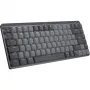 Logitech MX Mechanical Mini 920-010782 tastiera wireless retroilluminata, switch a click, RF wireless + Bluetooth LE, QWERTY US International, grafite